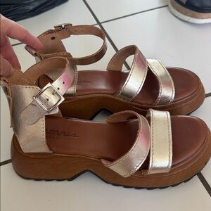 Gold Women's Sandals